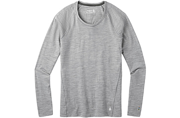 Image of Smartwool Classic All-Season Merino Base Layer Crew - Womens, Light Gray Heather, Extra Small, SW01691254510XS000