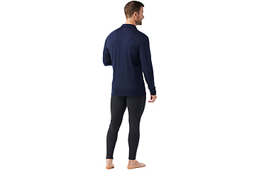 Image of Smartwool Classic Thermal Merino Base Layer 1/4 Zip - Mens, Deep Navy, Medium, SW002821092100M000