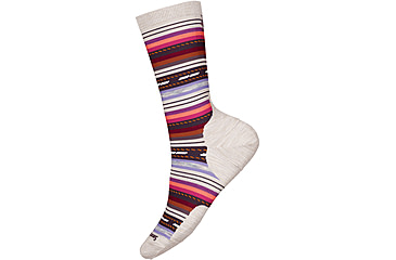 Image of Smartwool Everyday Margarita Crew Socks, Moonbeam, Small, SW002091A811S