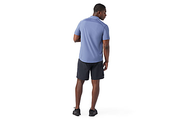 Image of Smartwool Everyday Short Sleeve Button Down - Mens, Nightfall Blue, 2XL, SW017017P431XXL000