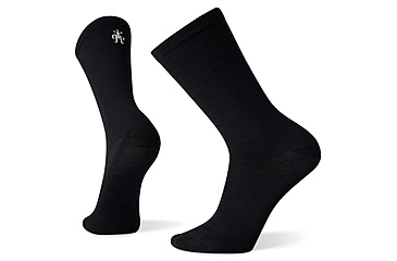 Image of Smartwool Hike Classic Edition Zero Cushion Liner Crew Socks - Mens, Black, Small, SW001650001S
