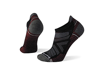 Image of Smartwool Hike Light Cushion Low Ankle Socks - Mens, Charcoal, Medium, SW001610003100M000