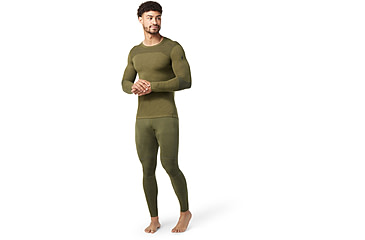 Image of Smartwool Intraknit Thermal Merino Base Layer Crew - Mens, K18 Winter Moss, Large, SW019286K18L