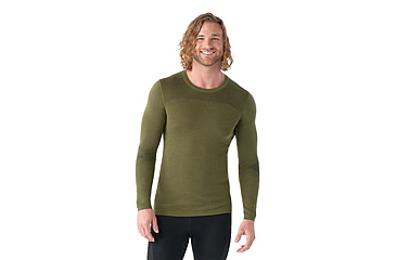Image of Smartwool Intraknit Thermal Merino Base Layer Crew - Mens, Winter Moss, 2XL, SW019286K181-XXL