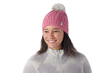 Image of Smartwool Lodge Girl Beanie, Garden Pink Heather, One Size, SW016440N721FM
