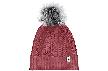 Image of Smartwool Lodge Girl Beanie, Garden Pink Heather, One Size, SW016440N721FM