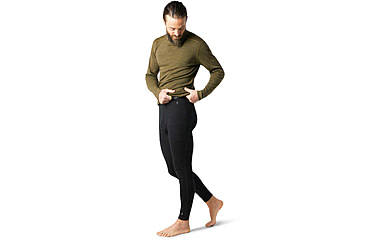 Image of Smartwool Merino 250 Baselayer Bottom - Men's, Extra Small, Black, SW016361001XS