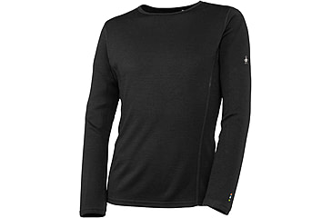 Image of Smartwool Merino 250 Baselayer Crew - Kids, Black, Extra Large, SW0SN110001-XL
