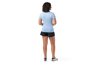 Image of Smartwool Merino Short Sleeve Tee - Womens, Serene Blue, Small, SW016916N75100S000