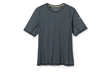 Image of Smartwool Merino Sport 120 Short Sleeve - Mens, Charcoal Heather, Medium, SW016544010M