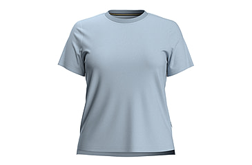 Image of Smartwool Perfect Crew Short Sleeve Tee - Womens, Winter Sky Heather, Small, SW002381M061S