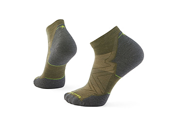 Image of Smartwool Run Targeted Cushion Ankle Socks - Mens, Winter Moss, Medium, SW001661K18100M000