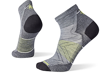 Image of Smartwool Run Zero Cushion Ankle Socks - Mens, 052 Medium Gray, Medium, SW001653052M