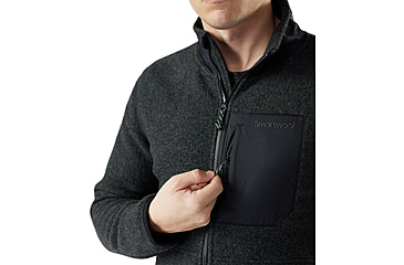 Image of Smartwool Second Cut Fleece Jacket - Mens, Charcoal, Medium, SW002959003100M000