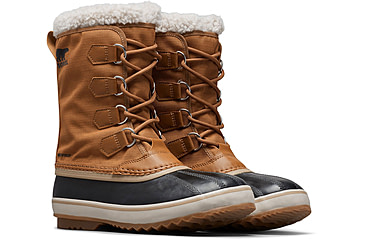 Image of Sorel 1965 Pac Nylon Waterproof Shoes - Mens, Camel Brown/Bl, 9.5, 2114071224-9.5
