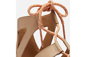 Image of Sorel Cameron Flatform Lace Wedge Sandals Leather - Womens, Honest Beige/Gum 17, 9.5 US, 1999101-246-9.5