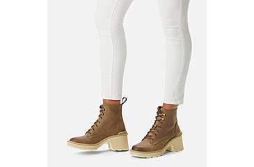 Image of Sorel Hi-Line Heel Lace Boots - Womens, Umber/Ceramic, 9US, 2009141261-9