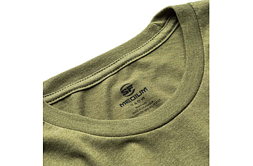 Image of SureFire SUREFIRE BUTTON LOGO DG TEE, Military Green, M, SST-SFB-HG-M