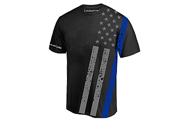 Image of Thin Blue Line Athletic T-shirt - All-over, - SUB-TBL-SHIRT-2XL