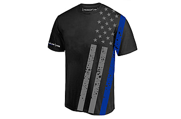 Image of Thin Blue Line Athletic T-shirt - All-over, - SUB-TBL-SHIRT-L