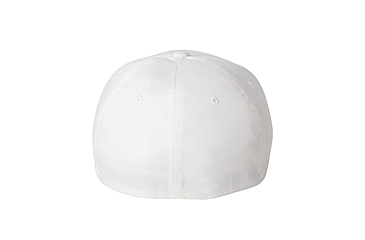 Image of Thin Blue Line Flexfit Hat - Dual Line Red/blue, Thin Red Line - FLEX-DUAL-WHITE-MEDIUM