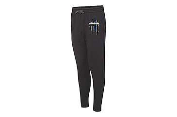 Image of Thin Blue Line Joggers, Wash Dc, Black - DC-TBL-JOGGERS-BLK-L