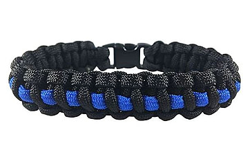 Image of Thin Blue Line Paracord Survival Bracelet, , Thin Blue Line - TBL-PARA-10