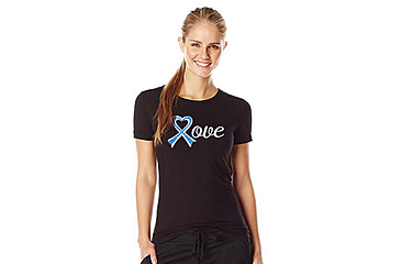 Image of Thin Blue Line Womens - 3/4 Sleeve, Love - WOM-34-LOVE-LARGE