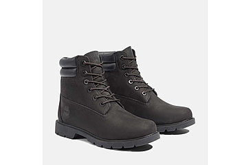 Image of Timberland Linden Woods 6-Inch Waterproof Boot - Womens, Black, 10, Medium, TB1A156S00110000M
