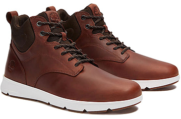Image of Timberland Parker Street Full Grain Mid Lace Up Sneakers - Mens, Rust, 13 US, TB0A6BXEEM6113000M