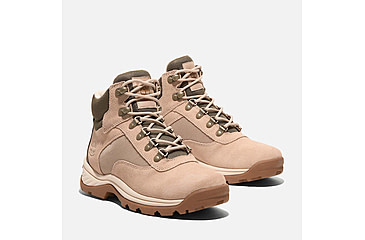 Image of Timberland White Ledge Mid Lace-Up Waterproof Hiking Boot - Womens, Light Beige Suede, 9.5, Medium, TB0A2KNTER309500M