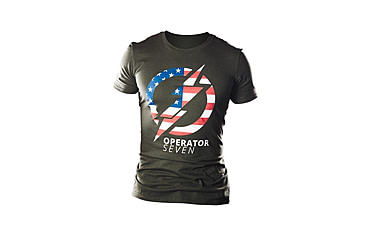 Image of TOPS Knives Operator 7 Tee T-Shirt, Olive Drab, Medium TS-OP7M