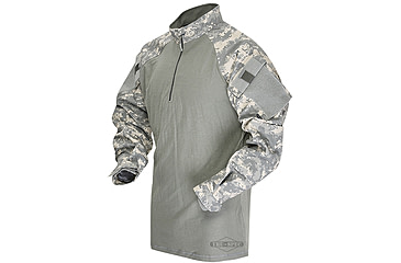 Image of Tru-Spec 1/4 Zip Tac Response Combat Shirt Nylon/Cotton Rip-Stop, Army Digital/Foliage, XLarge Long 2542026
