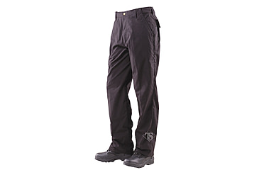 Image of Tru-Spec 24-7 Men's Classic Pants, Teflon, PolyCotton RipStop, Black, 28x32 1186002