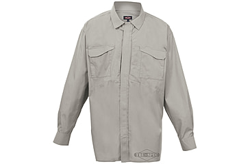 Image of Tru Spec 24 7 Series 1057002 Ultralight Long Sleeve Khaki Uniform Shirt, Regular