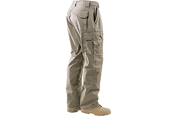 Image of TRU-SPEC 24-7 Series Tactical Teflon Pants - Mens, PolyCotton Ripstop, Khaki, Waist 28 in, Inseam 30 in, 1060042