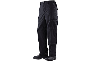 Image of TRU-SPEC BDU Pants, Cotton Ripstop - Men's, Black, Waist 28-30 in, Long, 1523023