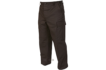 Image of TRU-SPEC BDU Pants, Cotton Ripstop - Men's, Black, Waist 28-30 in, Long, 1523023