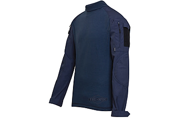 Image of Tru-Spec Combat Tru Shirt Navy P/C Rip Stop, 2Xll 2555027