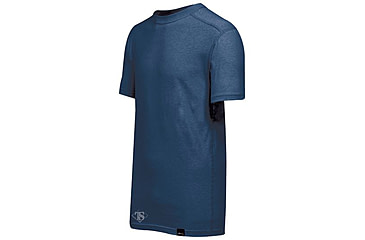 Image of Tru-Spec Crew Baselayer Short Sleeve T Shirt, Navy, Extra large 2764006
