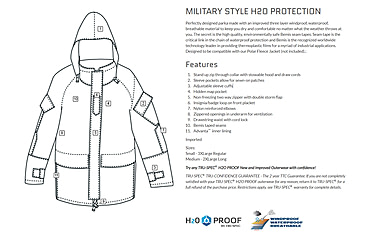 Image of TRU-SPEC H2O Proof Gen II Parka - Mens, Olive Drab, Small, Regular, 2028003