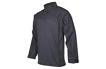 Image of Tru-Spec Mens Responder Shirt 1/4 Zip, Polyester/Cotton Rip-Stop, Ranger Green, Large, 2516005