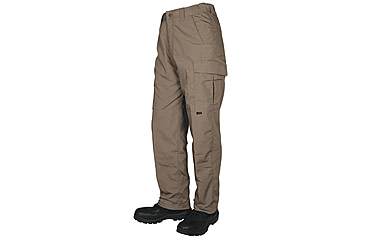 Image of Tru-Spec Mens TRU Simply Tactical Pants, Polyester/Cotton Rip-Stop w/ Cargo Pockets, Coyote, 40, 1422028