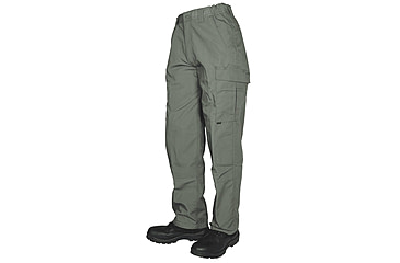 Image of Tru-Spec Mens TRU Simply Tactical Pants, Polyester/Cotton Rip-Stop w/ Cargo Pockets, Olive Drab, 30, 1421083