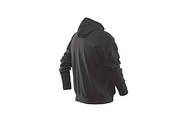Image of Tru-Spec Shirt, 24-7 Black Grid Fleece Hoodie, Small Regular 2420003