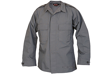 Image of Tru-Spec Tactical Shirt, CHAR GREY PC RS LS,Small Reg. 1376003