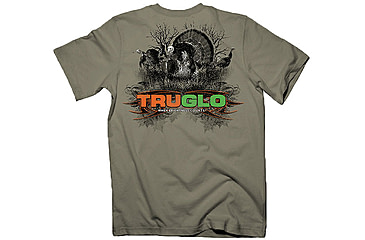 Image of TruGlo Shirt Turkey Ss W Grey Large - TG999T3L