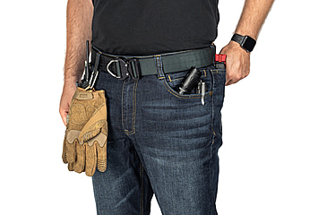 Image of TRYBE Tactical All Purpose Denim Jean - Men's, Slim Fit, Blue/Medium wash, 44-36, TACJNSLMMD-44-36