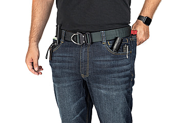 Image of TRYBE Tactical All Purpose Denim Jean - Men's, Slim Fit, Blue/Medium wash, 44-36, TACJNSLMMD-44-36