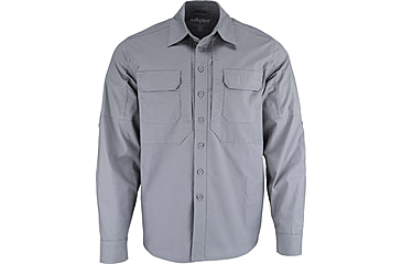 Image of TRYBE Tactical Ultra Utility Long Sleeve Tactical Shirt - Mens, Gray, M, UULSTSGRY-M